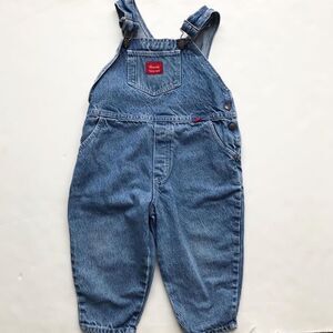 Vintage Timmy tom tom denim overalls VGUC 3T